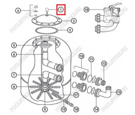 Манометр для фильтров Hayward серии NC. Polyester (NCX12008) Манометр для фильтров Hayward серии NC. Polyester (NCX12008)