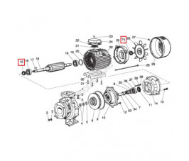 Уплотнительное кольцо для насосов Saer IR4P100-250B Cast Iron (54710220) Уплотнительное кольцо для насосов Saer IR4P100-250B Cast Iron (54710220)