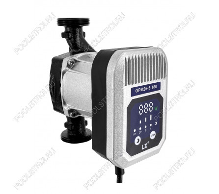 Циркуляционный насос AquaViva LX GPM25-6-130 - 3 м³/ч; 6 м, 220В, 38 ватт, с частотным регулированием