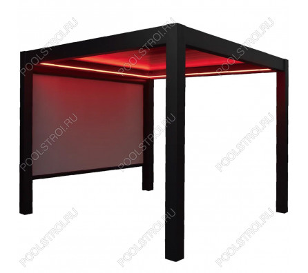 LED лента RGB c алюминиевой планкой - 4.0м x2 (Антрацит)