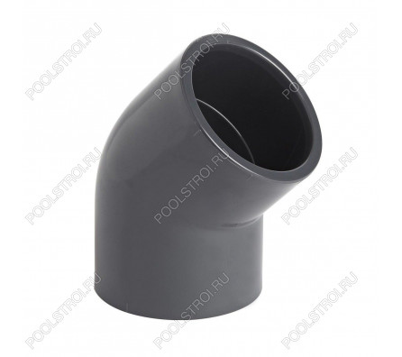 Угол клеевой 45° d63 PN10 AQUAVIVA