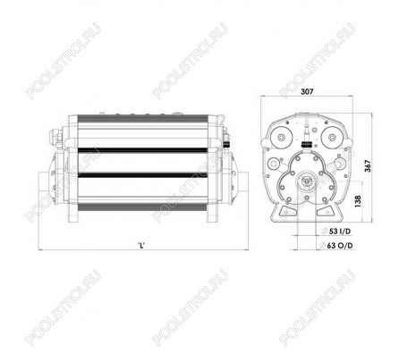 Электронагреватель Elecro Titan Optima Plus СP-54 Titan 54 кВт (380В)